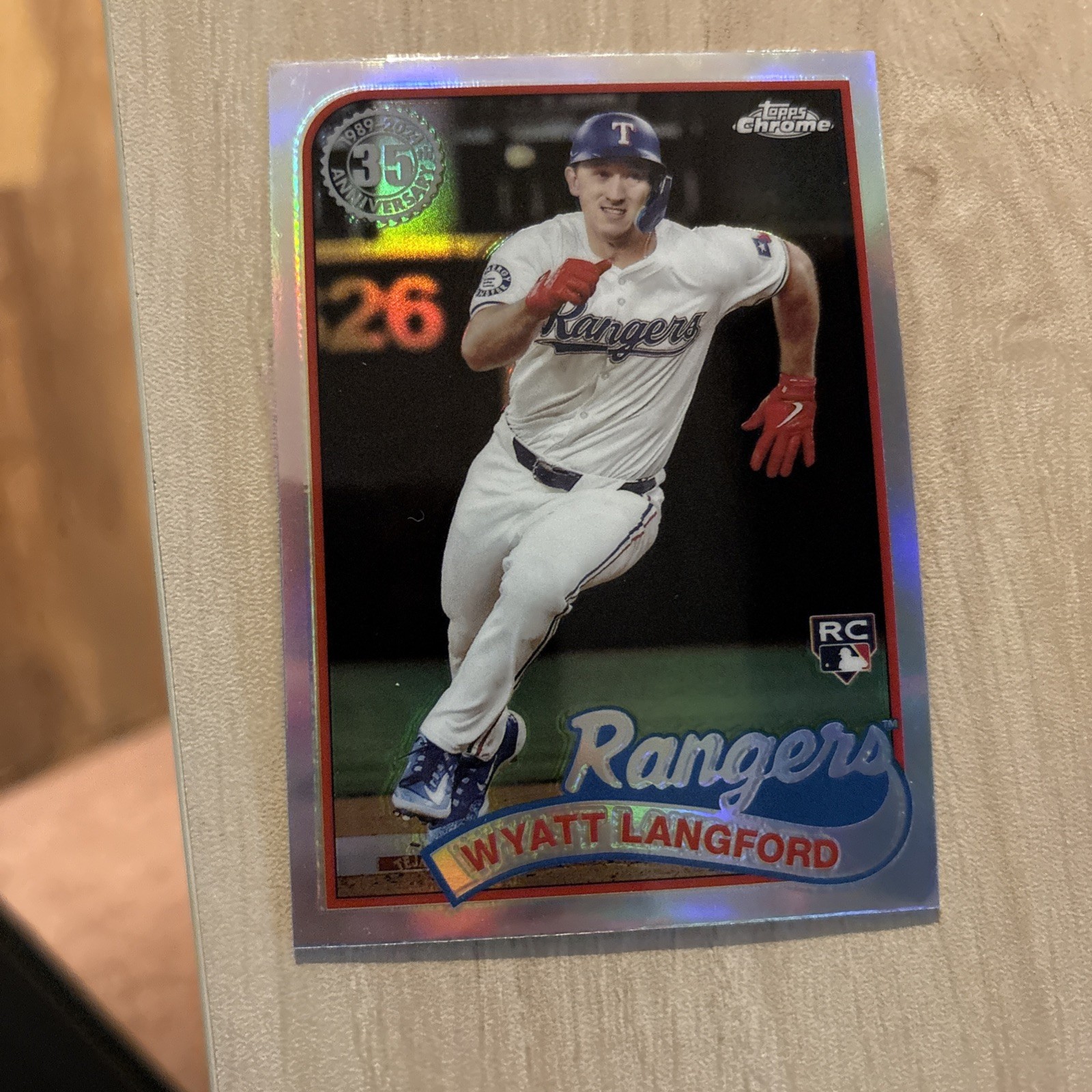 2024 Topps Chrome Update Series 1989 Topps Baseball Wyatt Langford #89CU-2 (RC)