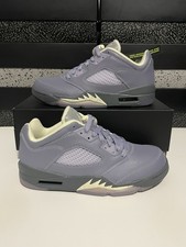 New W Air Jordan 5 Retro Low “Indigo Haze” FJ4563-500 Women’s Size 7 RARE Shoes