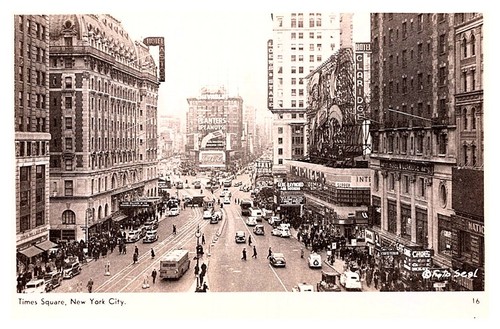 New York City, Times Square RPPC