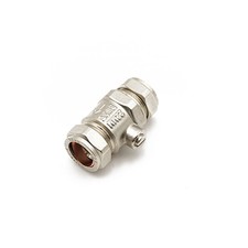 Primaflow QQM Iso Valve 22mm Chrome Full Flow - 570622