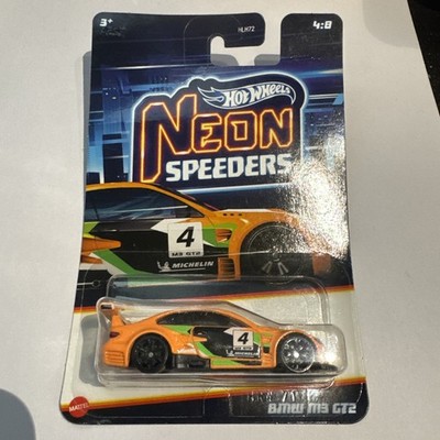 HOT WHEELS NEON SPEEDERS BMW M3 GT2 4/8 BENT BOX