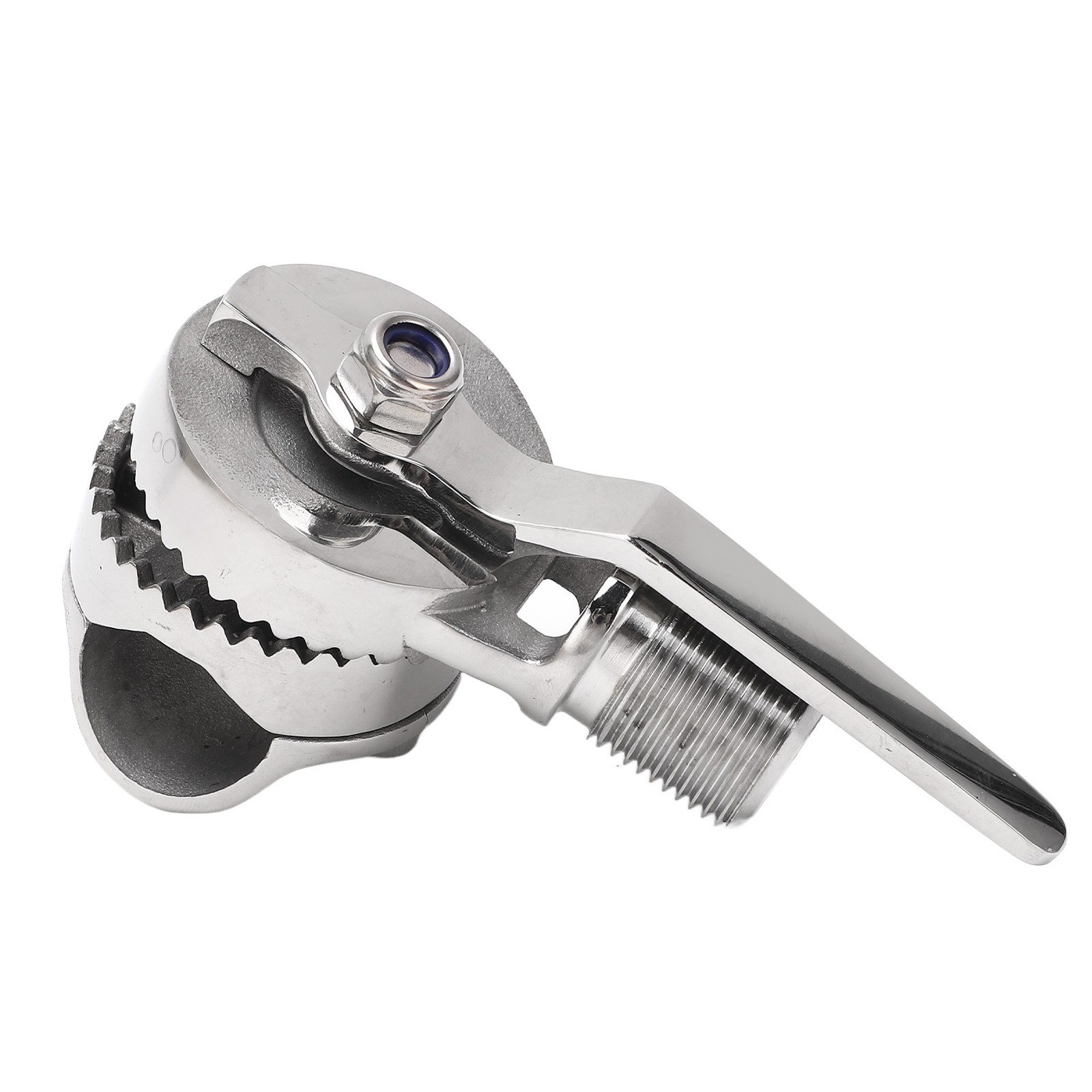 Marine VHF Antenna Mount 316 Stainless Steel Adjustable Ratchet Mount For 7/8 To