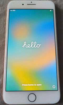 Apple iPhone 8 Plus 256GB Gold MQ9C2LL/A iOS 12MP Camera Bar
