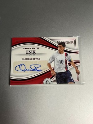 2023-24 Panini Immaculate Collection Claudio Reyna /5 Ink Auto USA