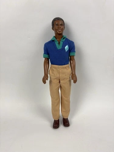 VINTAGE MATTEL MY FIRST KEN AFRICAN AMERICAN DOLL FIGURE 1987