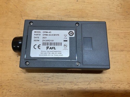 Medidor de potencia óptica AFL OPM4 SM y mm; conector SC; OPM4-4D - Imagen 12 de 14