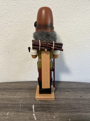 Vintage Holzkunst Christian Ulbricht Rare German Woodsman Nutcracker 15.5” Read - Picture 13 of 17