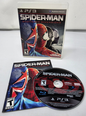 PS3 Spider-Man: Shattered Dimensions *w/Manual*Tested*Free Shipping*
