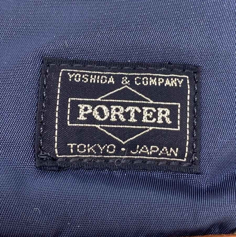 PORTER STRING DRAWSTRING BAG(L) Navy - image 2