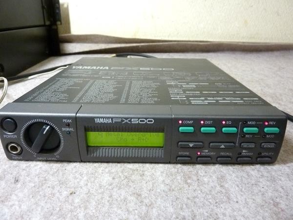 ギター YAMAHA FX500 Simul-Effect Processor YAMAHA FX500 SIMUL-EFFECT PROCESSOR Guitar Effect | eBay