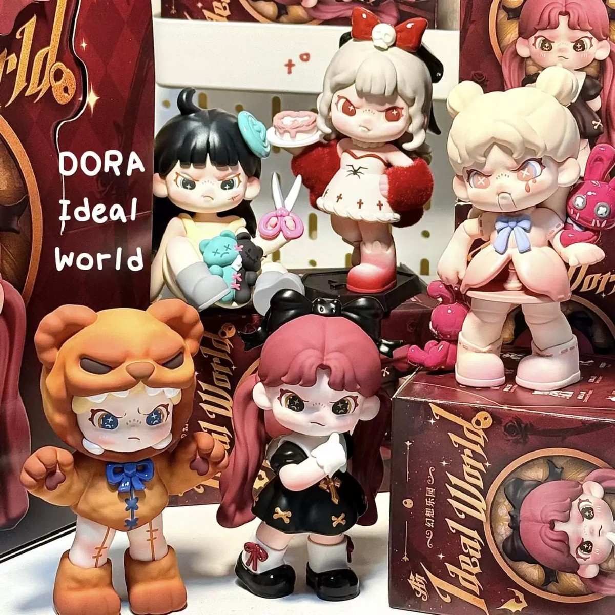 Tntspace Dora Ideal World Series Blind Box Confirmed Figures Toy