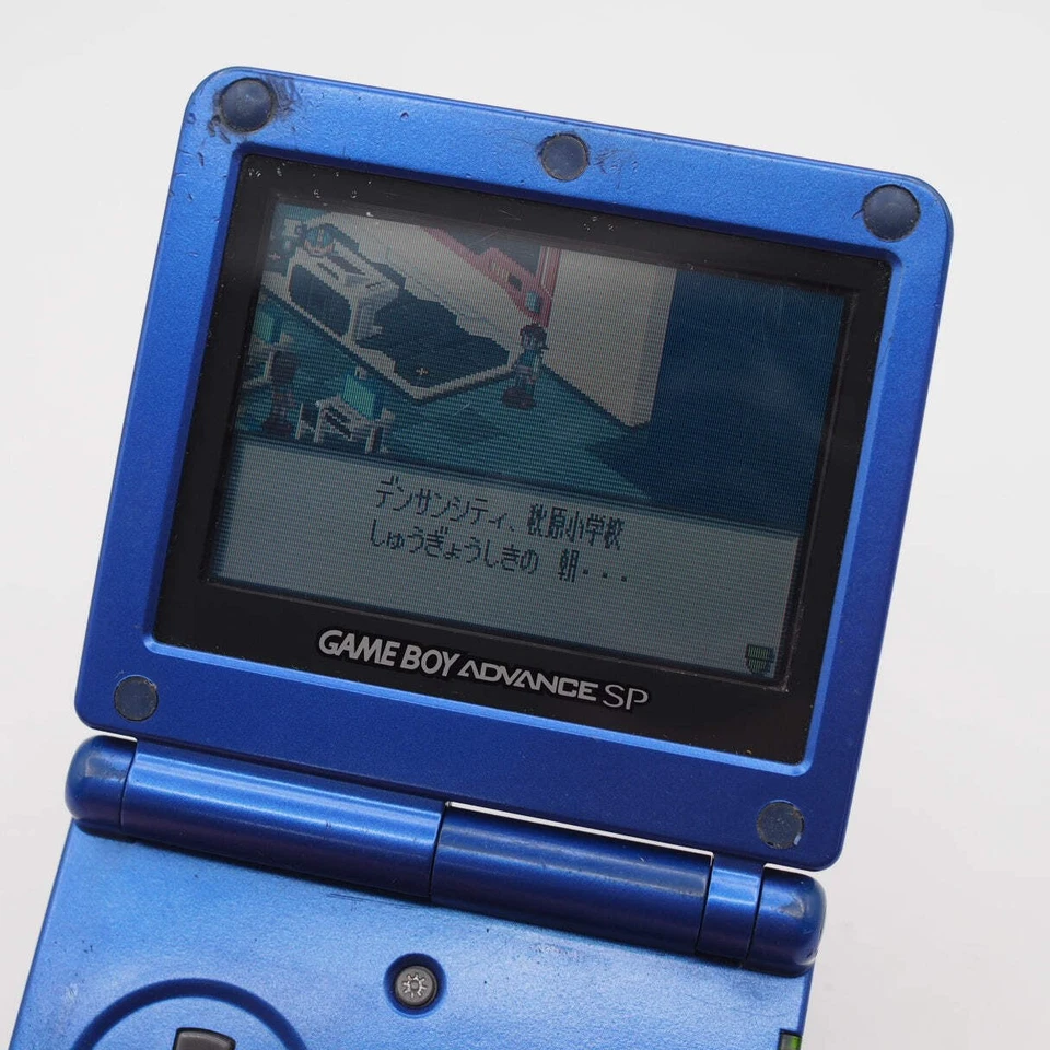 Nintendo Game Boy Advance SP Handheld Console Azurite Blue AGS-001 Tested GBA - Image 3 of 4