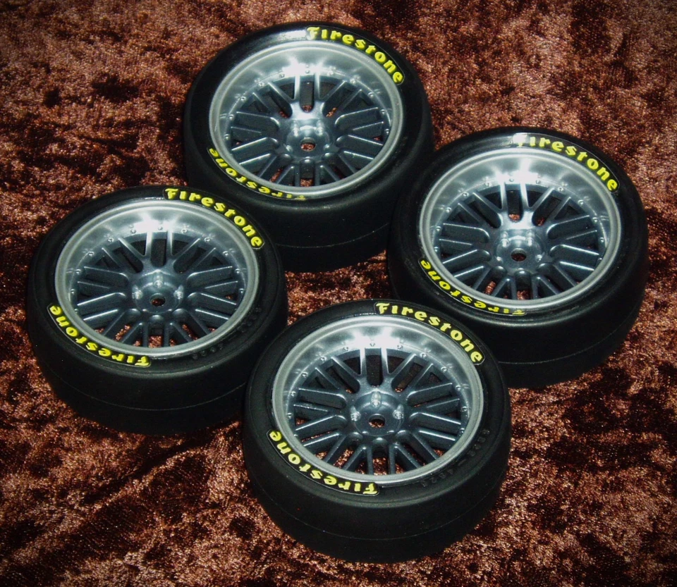 RC TOURING CAR WHEELS MST/HPI TIRES *Traxxas 4Tec/Vaterra/Losi v100/Kyosho/Mk2 - Image 3 of 4