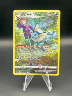 Pokemon TCG Vaporeon TG02/TG30 Brilliant Stars Trainer Gallery Ultra Rare Holo