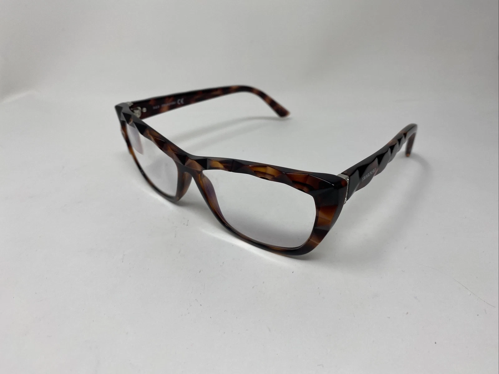 SWAROVSKI EYEWEAR DEENA SW 5093 052 55/14/140 GLOSSY TORTOISE EYEGLASSES OI23