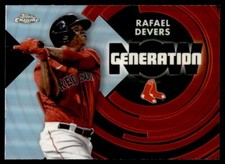 Rafael Devers 2022 Topps Chrome Update Generation Now #GNC-17 Boston Red Sox