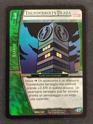 VS VERSUS SYSTEM - Thunderbolts Plaza MAV-121 - Rare ITA