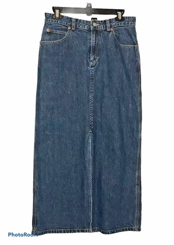 Vintage Gap Denim Maxi Skirt Womens 6 