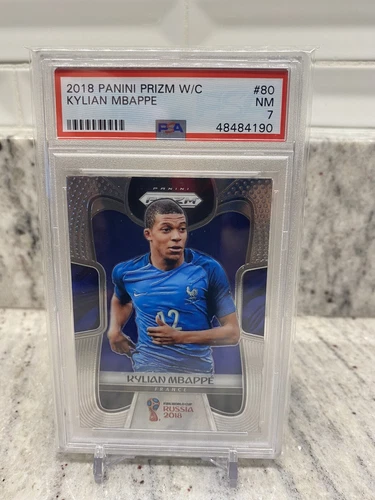 2018 panini prizm world cup #80 kylian mbappe
