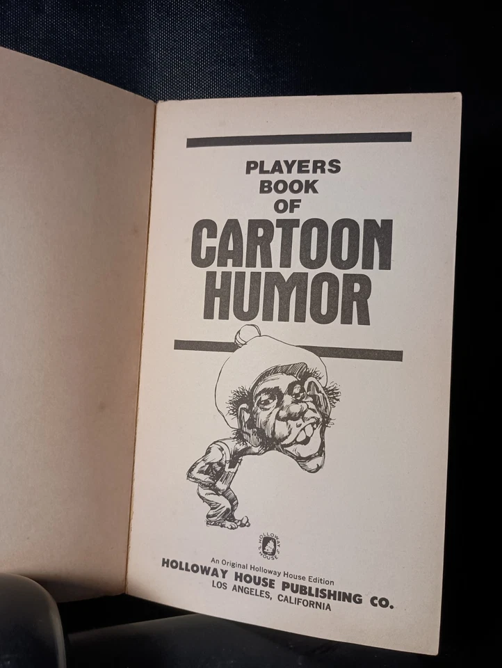Players Book of Cartoon Humor, Vintage, 1976, Holloway House Publishing Foto 2 de 4