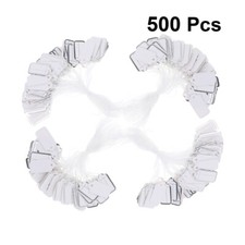 500PCS tagging for clothing jewelry tag pricemarker Bracelet tag Strung white
