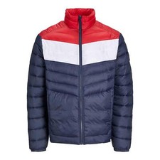 Jack & Jones Men's Puffer Jacket with Quilted Design Winter Jackets- Size, S-2XL