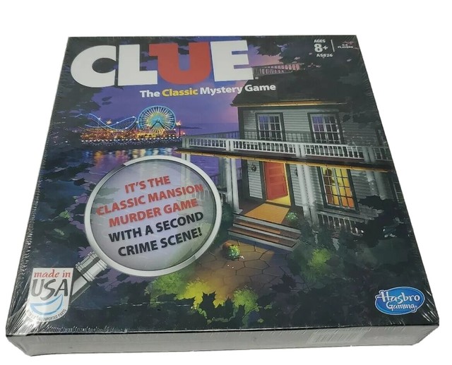 Clue Board Game 2013 Edition w/ 2 Versions Classic Mansion Game