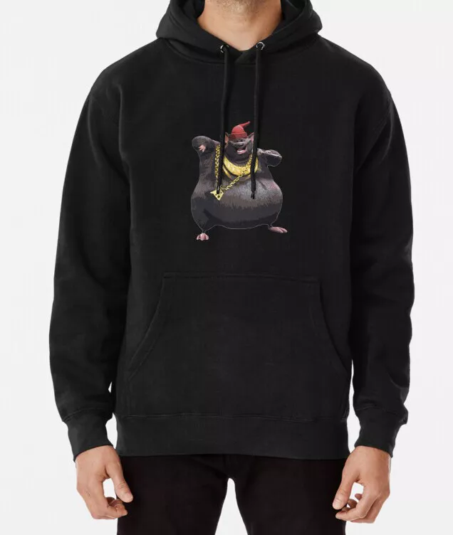 Biggie Cheese Meme Pullover Hoodie, Barnyard Sweatshirt Unisex