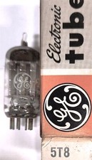 5T8 TUBE GE NIB TESTED  BOXED VINTAGE COMMERCIAL SURPLUS