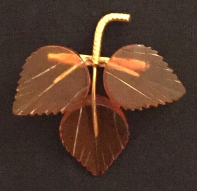 Antike Russia Brosche Bernstein Butterscotch Antique Amber Brooch broche honey 
