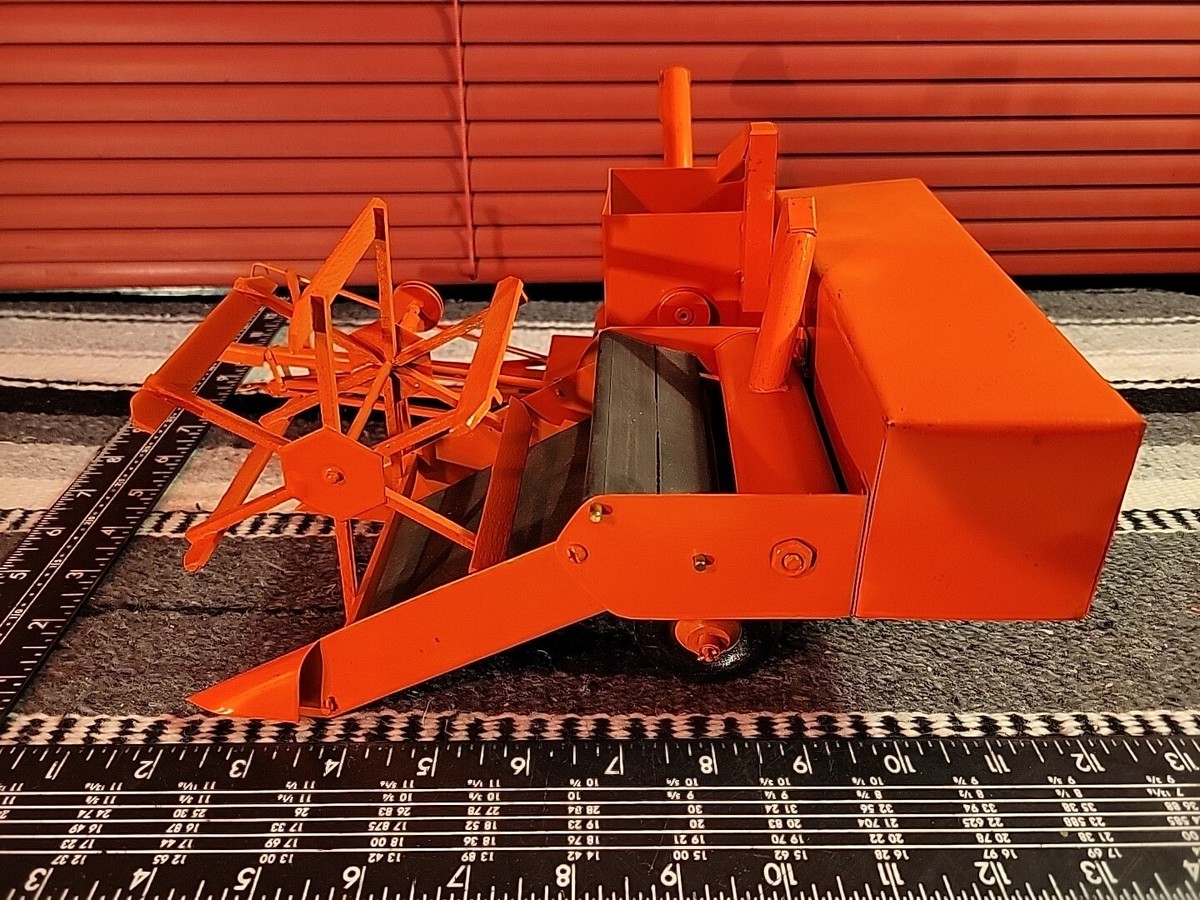Allis Chalmers All Crop Harvester 1/20? Pressed Steel Farm Imp