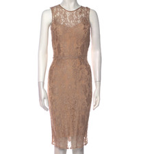36 US 0 Dolce&Gabbana dress lace slip nude blush $3495