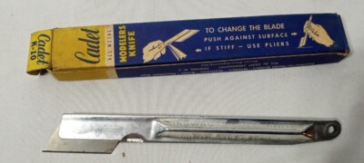 New Vintage Cadet Skyway Utility Knife Modeling Artist Sharp Blade 