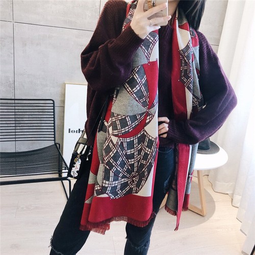 Stylish Winter Scarves Pashmina Cashmere Warm Thick Shawls in a Gift Box/Bag - Picture 52 of 59