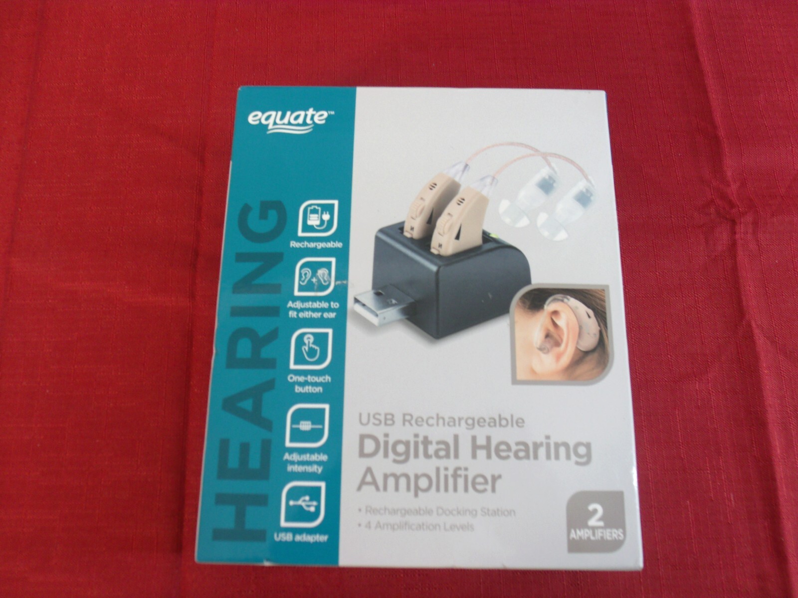 Equate USB Rechargeable Digital Hearing Amplifier for sale online eBay