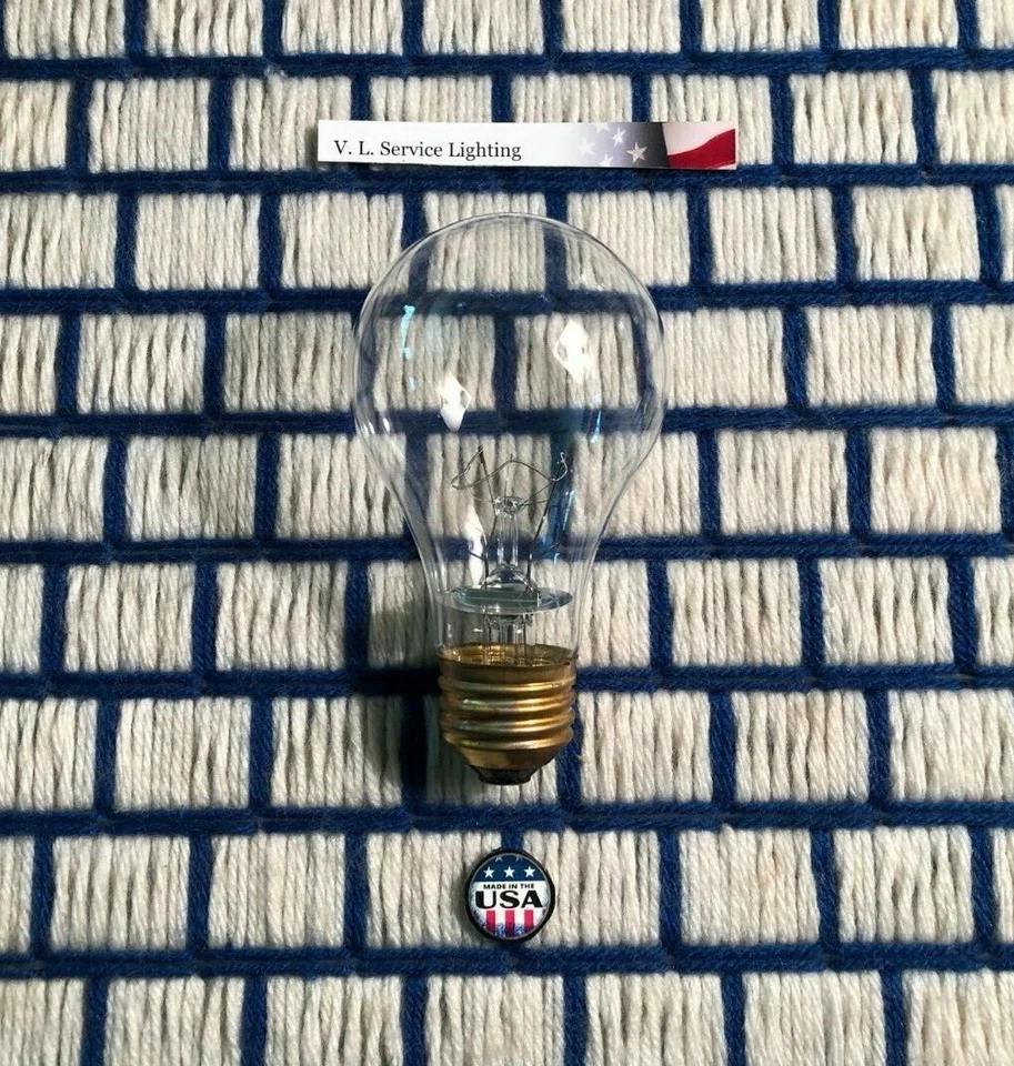 24 new USA 16Khr. LIGHT BULB A19 CLEAR 90w sub4 100A19 traffic signal lamp 90A19 - Image 2 of 4