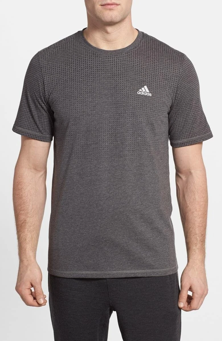 Adidas Aeroknit Seamless T Shirt Small Gray Mens