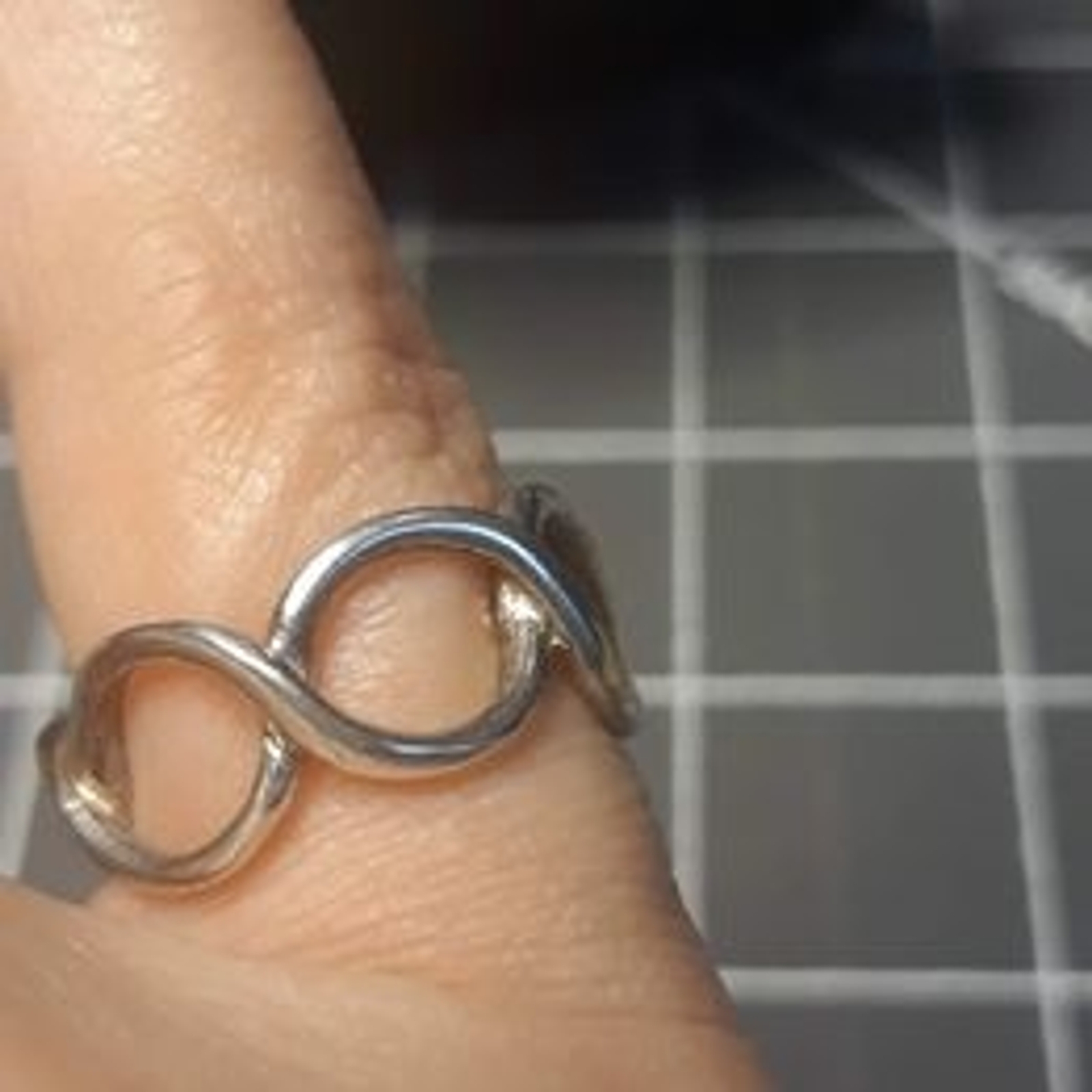 Beautiful Sterling Silver 925 Infinity Ring Band … - image 10