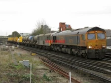 PHOTO  CLASS 66 66731 + 73128 + RHTT + SITT WORKING 6Z25 TONBRIDGE TO EASTLEIGH