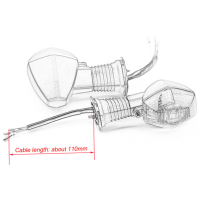 YZXOOP Signals Indicators Motorcycle Indicators Light For Suzuki