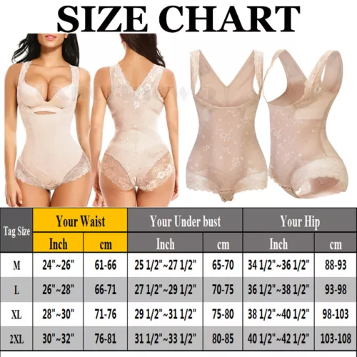 Damen Cincher Ganzkörpershaper Fajas Reductoras Colombianas Fitness Shapewear - Bild 20 von 22