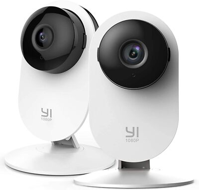 YI Überwachung Kamera Heimkamera 1080p WiFi Smart IP-Kamera TelefonApp(2 inpack)