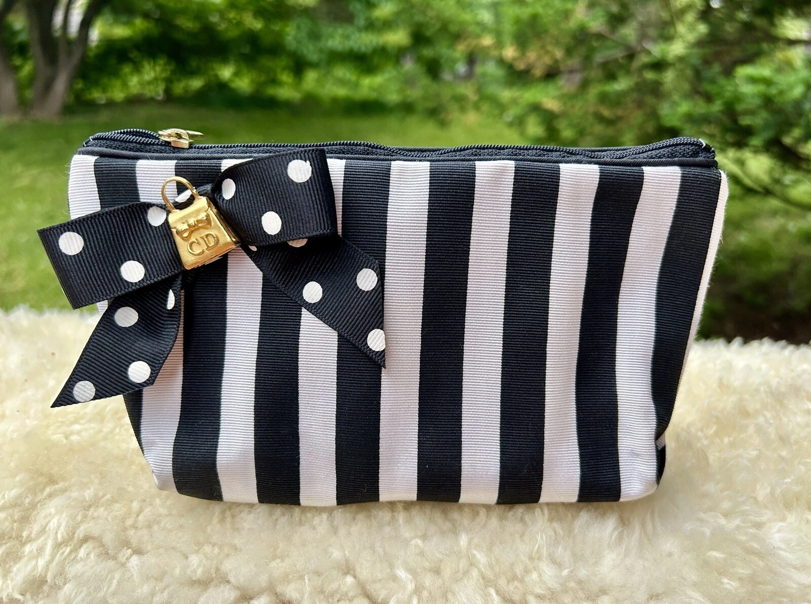 Sac pochette ruban Christian Dior vintage made in USA