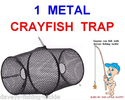 1 METALL KREBSFALLE LEBENDKÖDER GARNELEN GARNELEN AAL FISCH KRABBE TROPFENNETZ TOPFKÄFIG