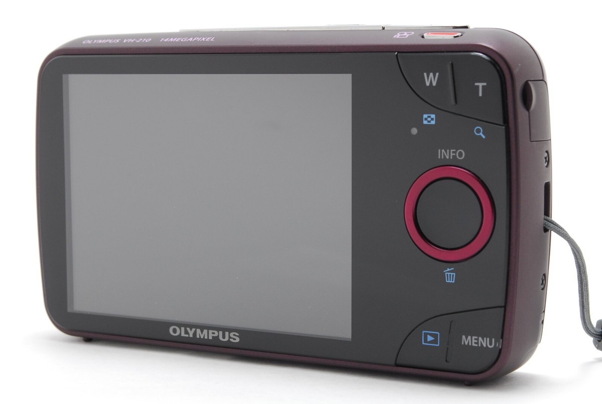 OLYMPUS Vh-210 パープル 14メガピクセル TOP MINT] OLYMPUS VH-210 Purple 14.0 MP 5x Optical Zoom