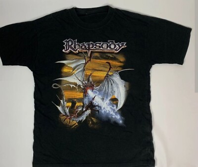 Band Rhapsody Power of the Dragonflame Shirt Cotton For Men Women