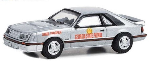 Ford Mustang Gt Georgia State Patrol State Trooper Greenlight MaßStab 1:64 Neu-image