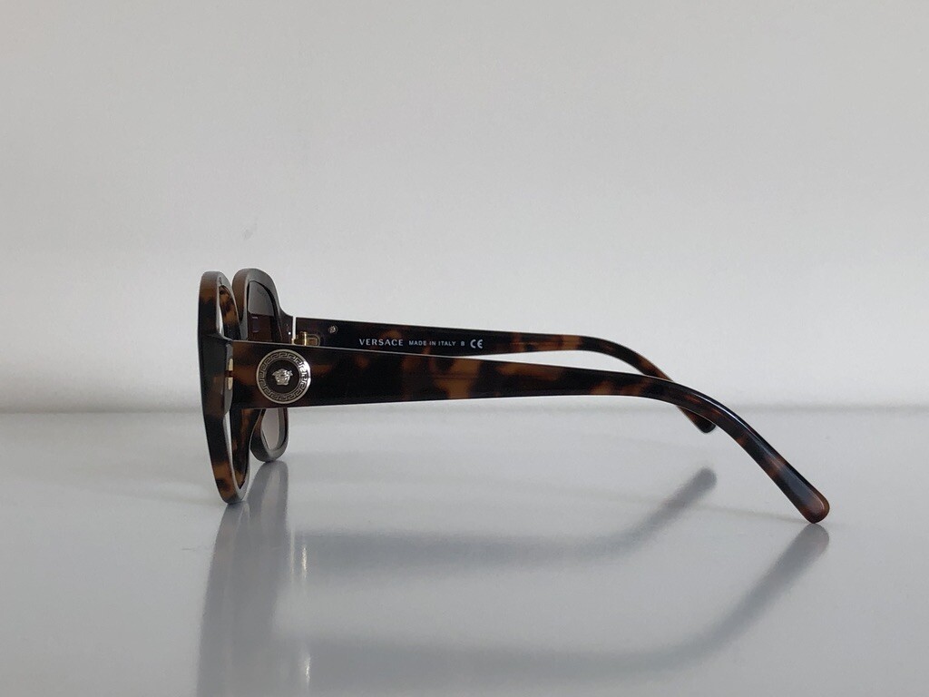 Versace MOD 4252 989/11 Oval Havana Brown Medusa Sunglasses 57-16-135 Made Italy Medusa Biggie Oval Sunglasses Havana | VERSACE US main image 3