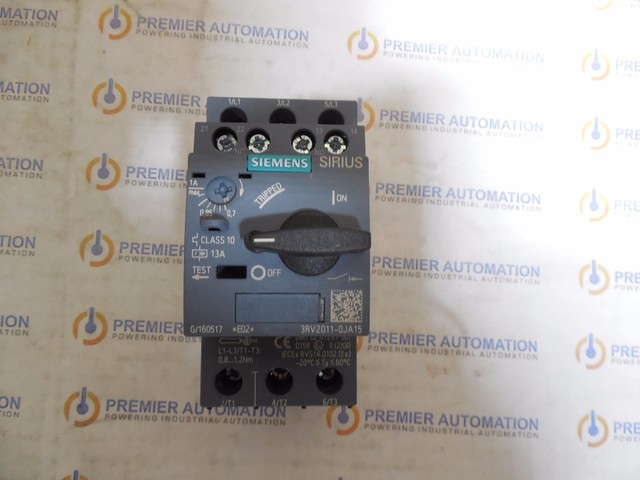 Siemens 3RV2011-0JA15, MSP S00 0.7-1A AUX 1NO 1NC SCREW | eBay