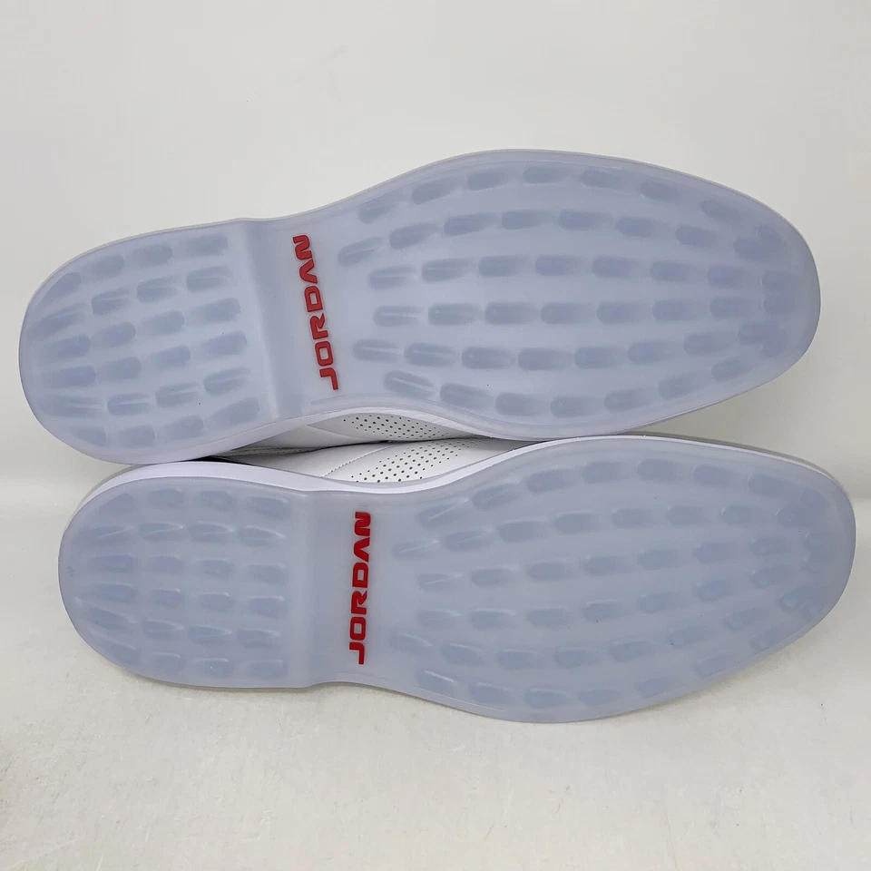 Zapatos de golf Air Jordan ADG 4 platino puro blanco cemento talla 9 nuevos en caja DM0103-105 Foto 4 de 4